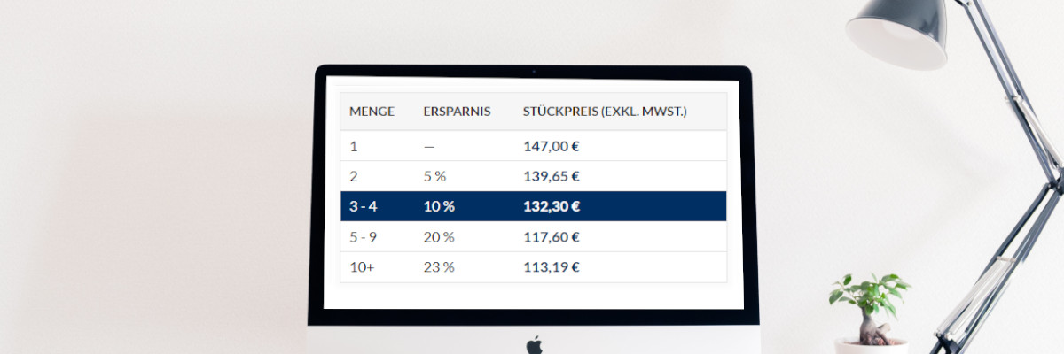 Staffelpreise in Woocommerce einrichten